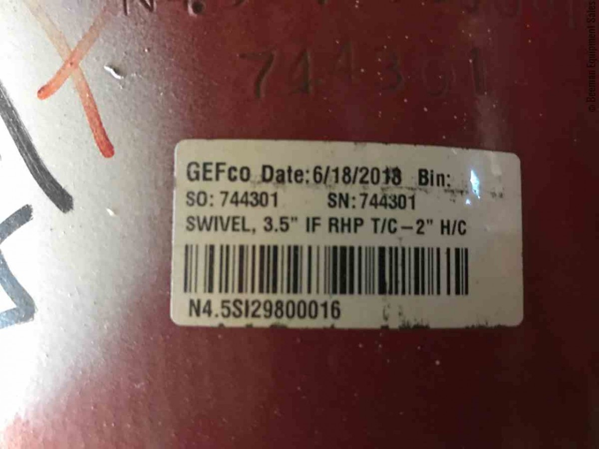 King Oil Tool 4" Side Inlet Top Drive Air/Water Swivel Beeman