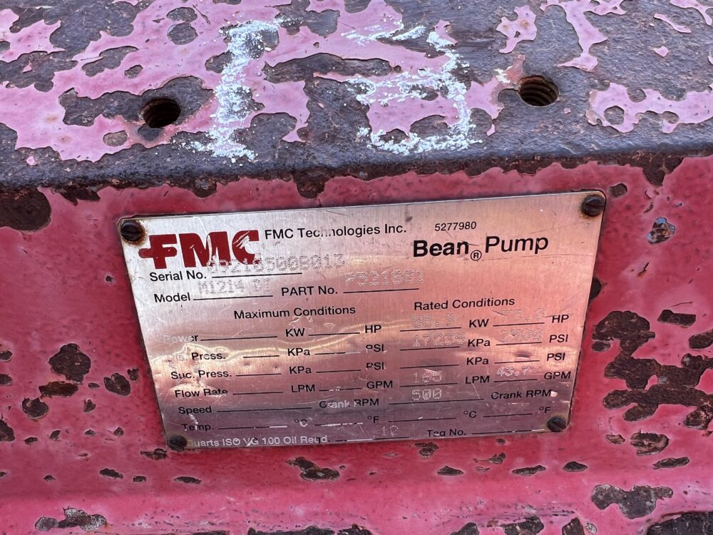 FMC M1214 DI Triplex Pump - Image 17