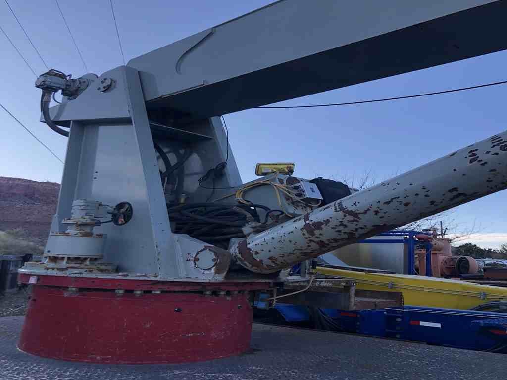 2003 QMC 6070TD Crane Trailer Beeman Equipment Sales