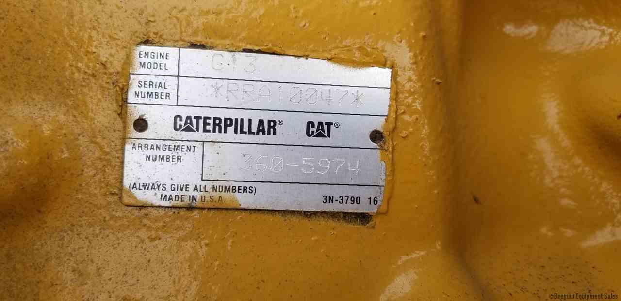 Cat C13 Serial Number Location