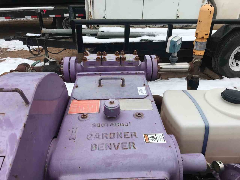 2013 Gardner Denver TAC Triplex Mist Pump Beeman Equipment Sales