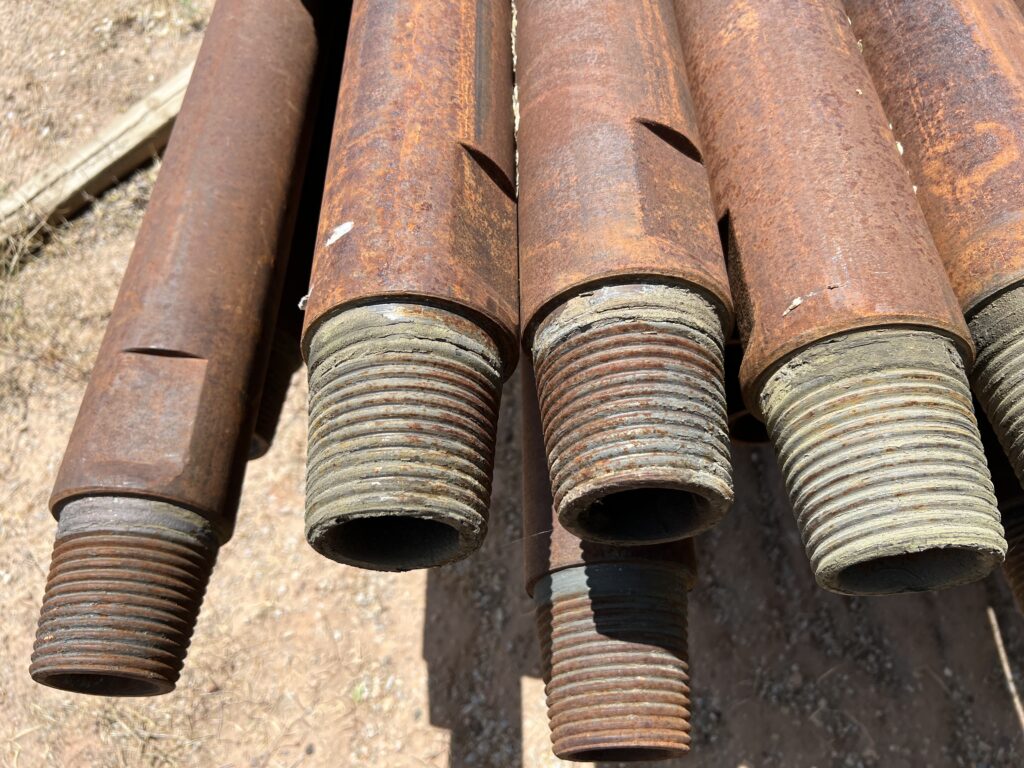 Drill Pipe 4 1/8" x 30'L Flush Joint Beeman Equipment Sales