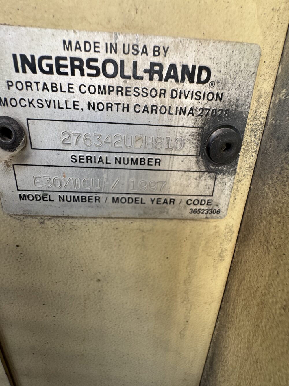 1997 Ingersoll Rand Generator - Image 10